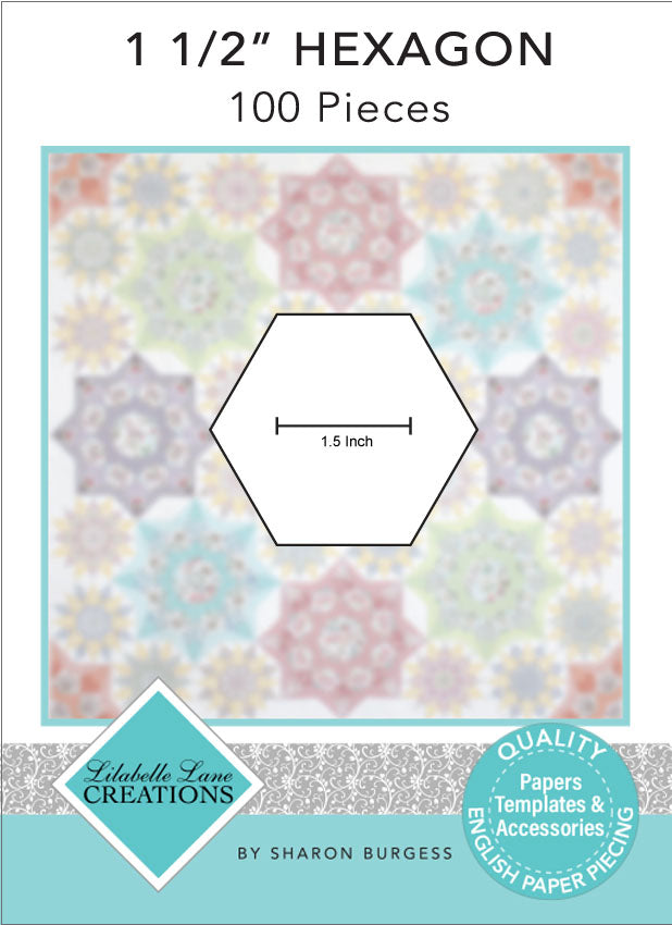 1.5" Hexagon Papers - Pack of 100