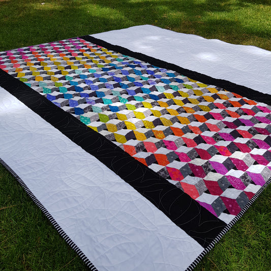 Refraction Quilt - Ready Made - Lilabelle Lane Creations