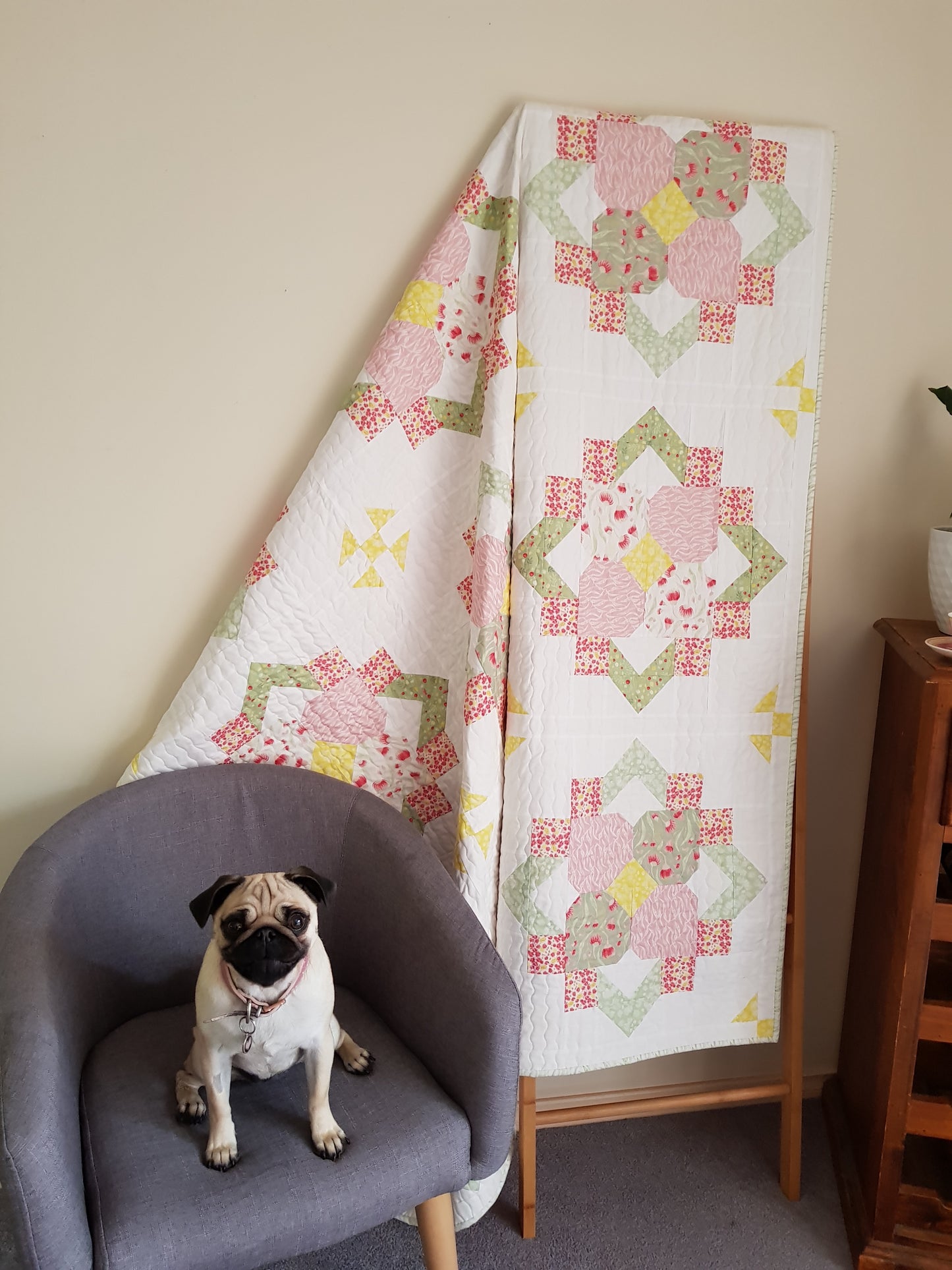 Summer Quilt Pattern by Lilabelle Lane Creations BIG Blocks Downloadable PDF