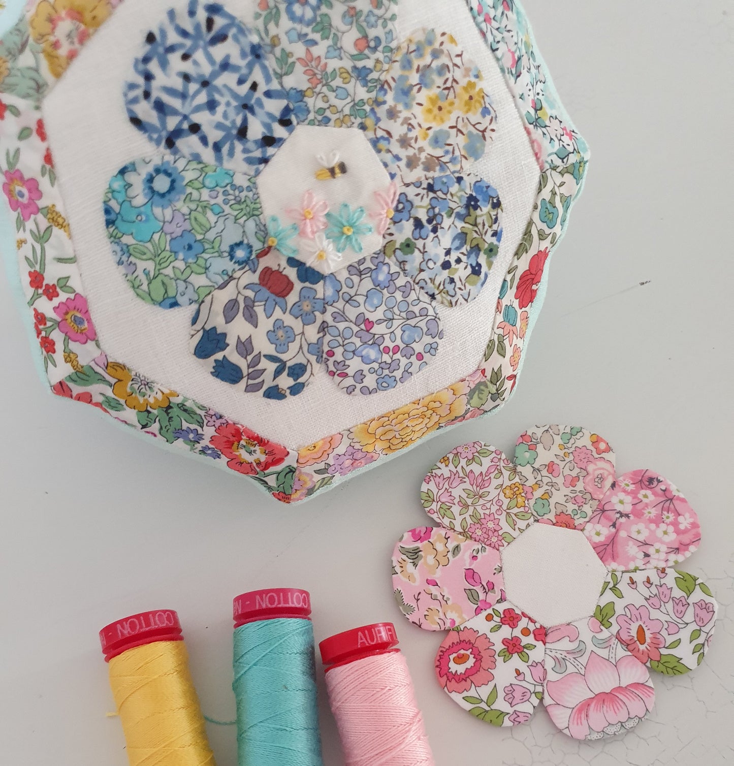 Bee Happy Pincushion - Downloadable PDF