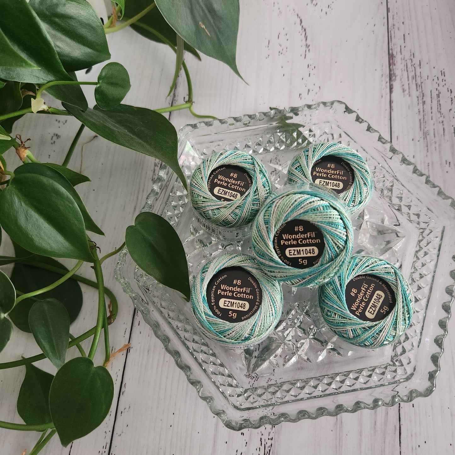 Wonderfil Variegated Perle 8 Thread - Lakefront EZM1048