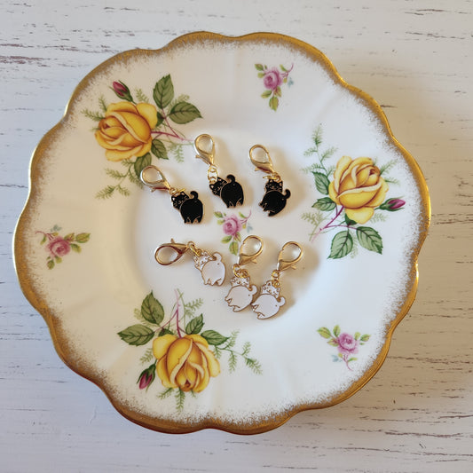 White Cat - Zipper Charm