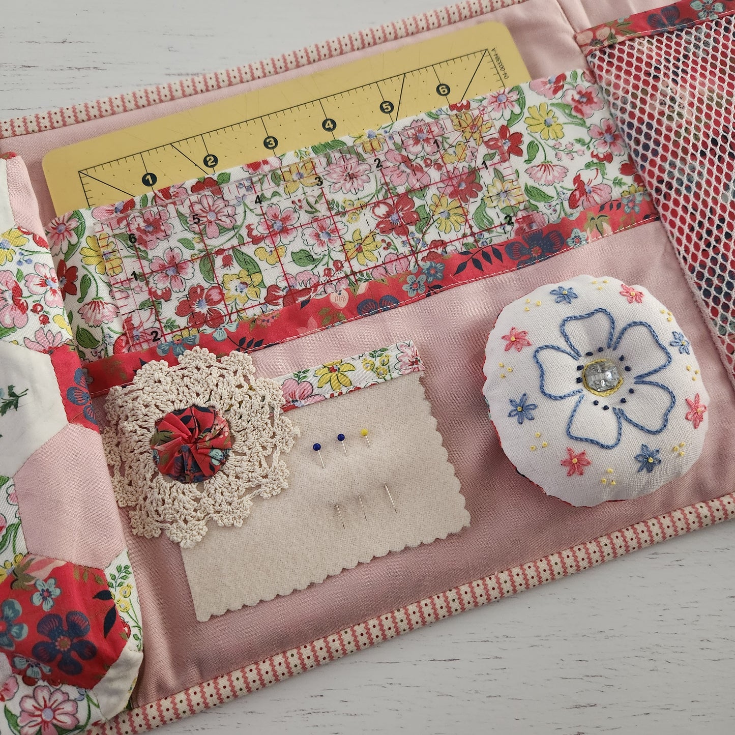 Take Me There - Project Folder with Pre-printed Linen by Lilabelle Lane Creations