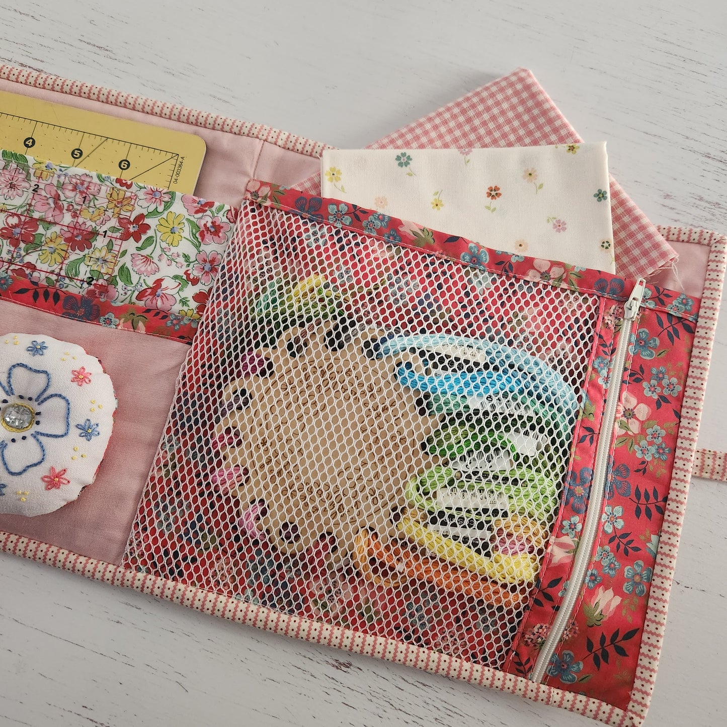 Take Me There - Project Folder with Pre-printed Linen by Lilabelle Lane Creations