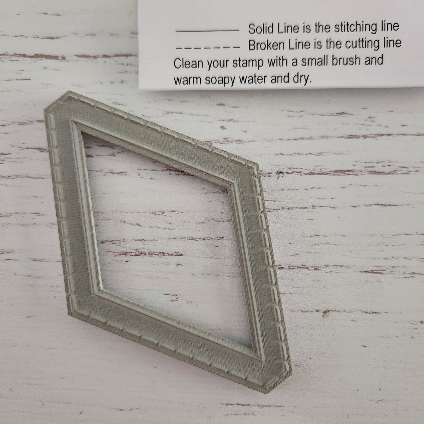 2" Six Pointed Diamond Stamp / Patchwork Stamp