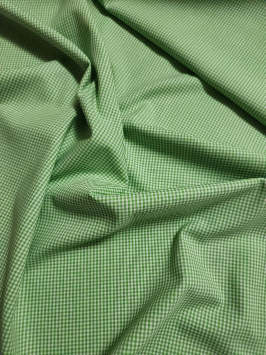 Green 1/16" - Yarn Dyed Japanese Gingham