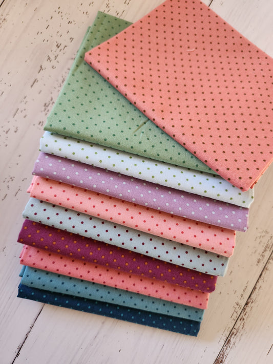 Poppy Seeds - Spotty Delight Bundle - 10 x FQ's