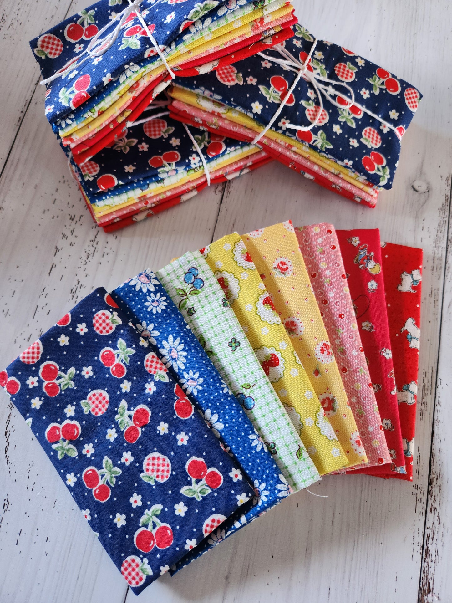 Playful 30's Style Japanese Bundle - 8 x F8's