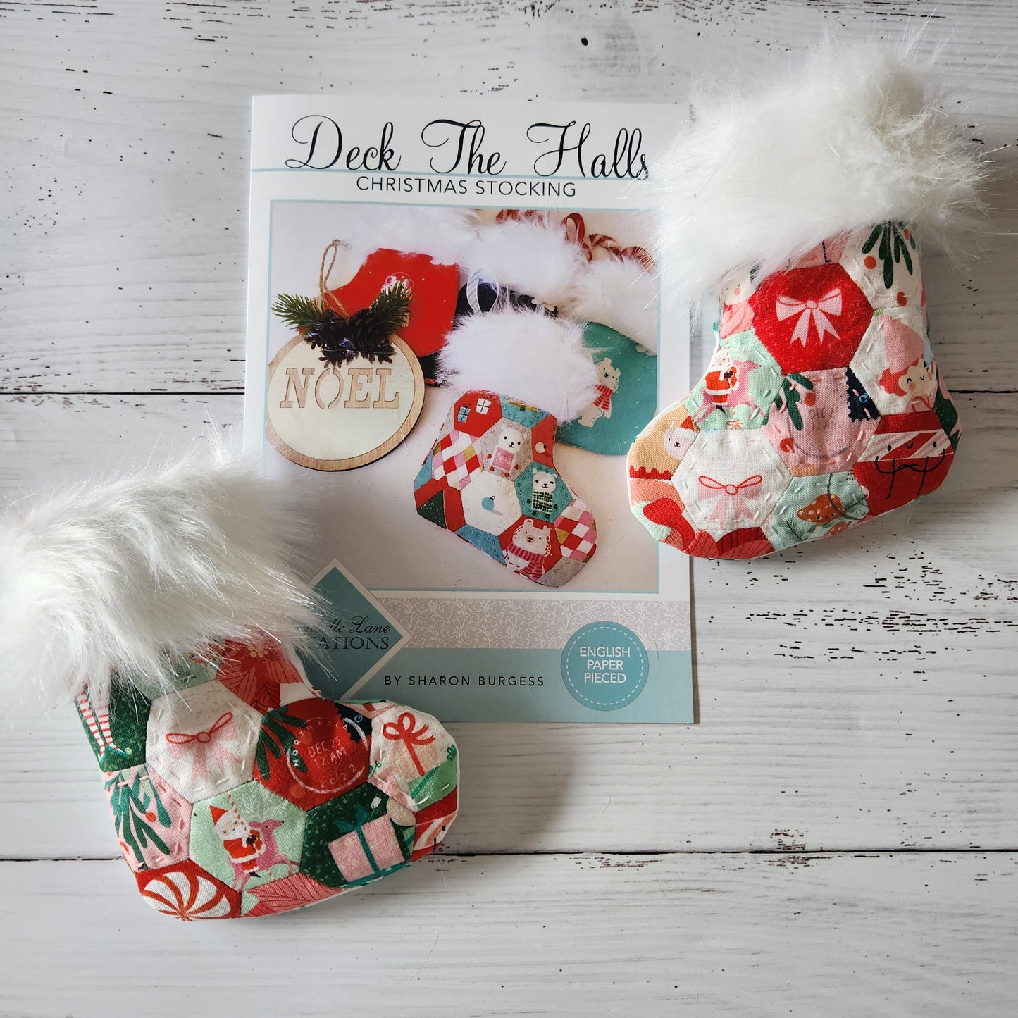 Deck The Halls Christmas Stocking KIT by Lilabelle Lane Creations