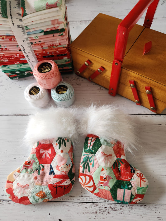 Deck The Halls Christmas Stocking KIT by Lilabelle Lane Creations