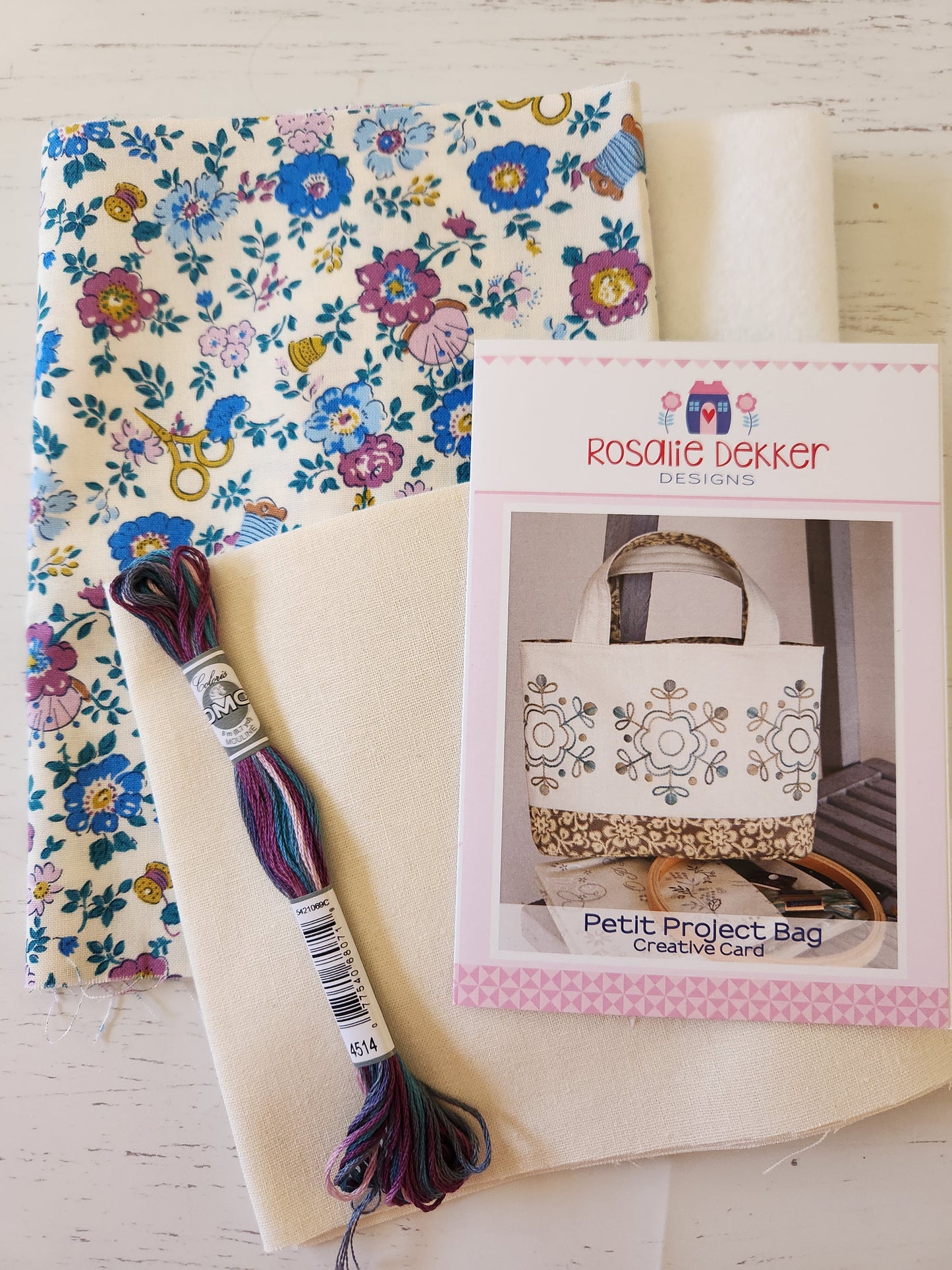 Petit Project Bag by Rosalie Dekker ** 2 KIT Options Available**