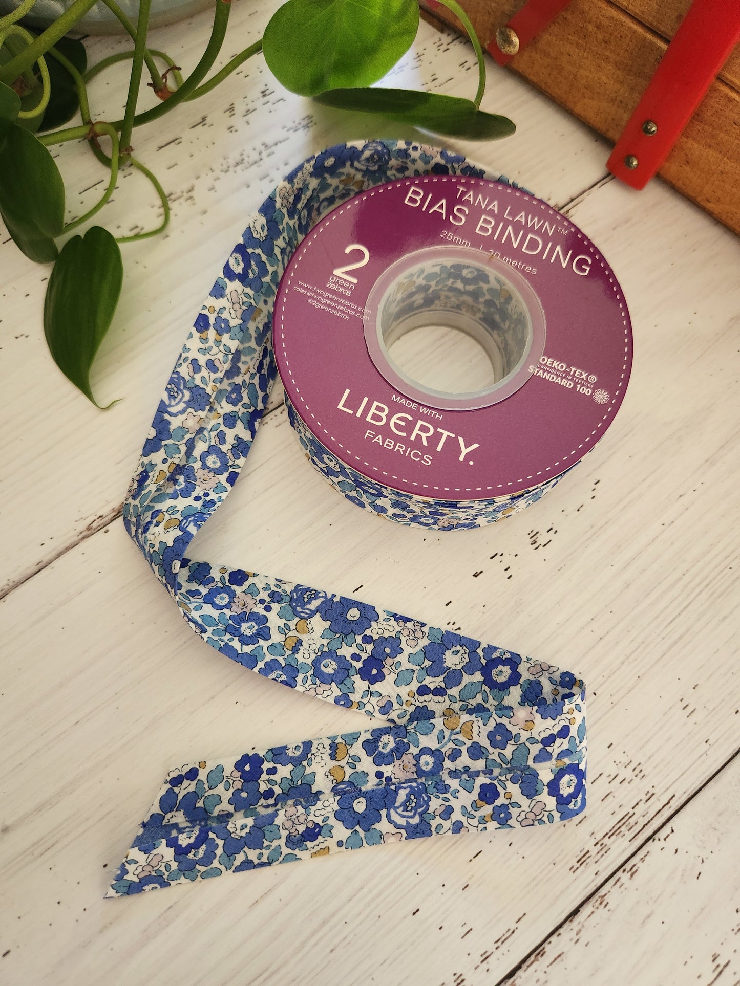 Liberty Tana Lawn Bias Binding - Betsy Ann G