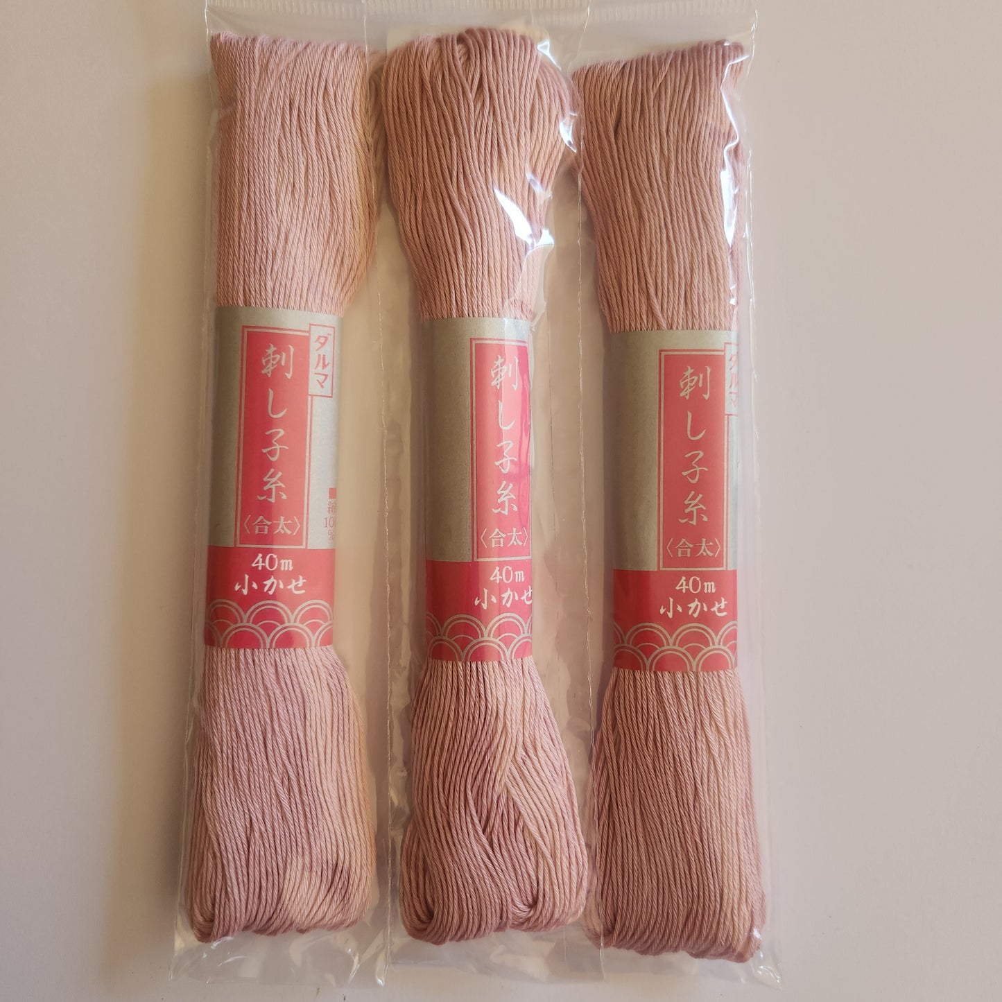 Sashiko Thread - Standard - Peach / Dusty Pink