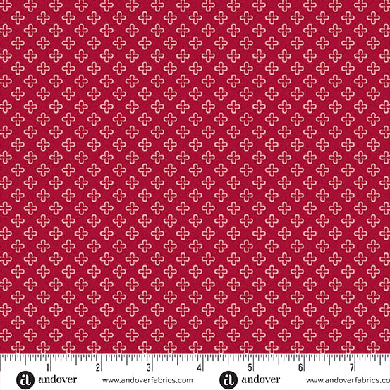 Fresh Linen in Amaranth - A Woodsy Cottage by Andover Fabrics