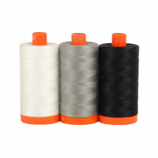 Aurifil Color Builder - CARRARA - 3 Large Spools