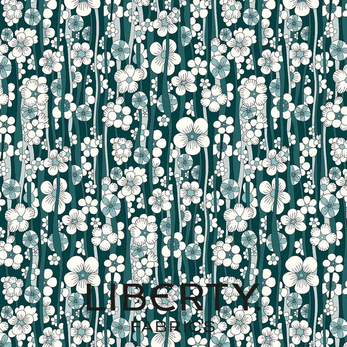 Floral Waterfall- Arthur's Garden 2 by Liberty