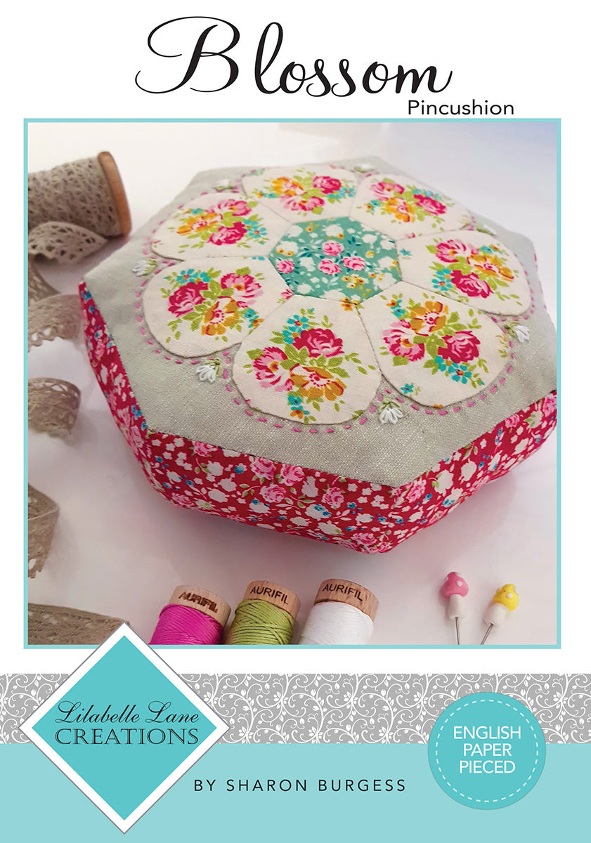 Blossom Pincushion (with Templates and papers) by Lilabelle Lane Creations