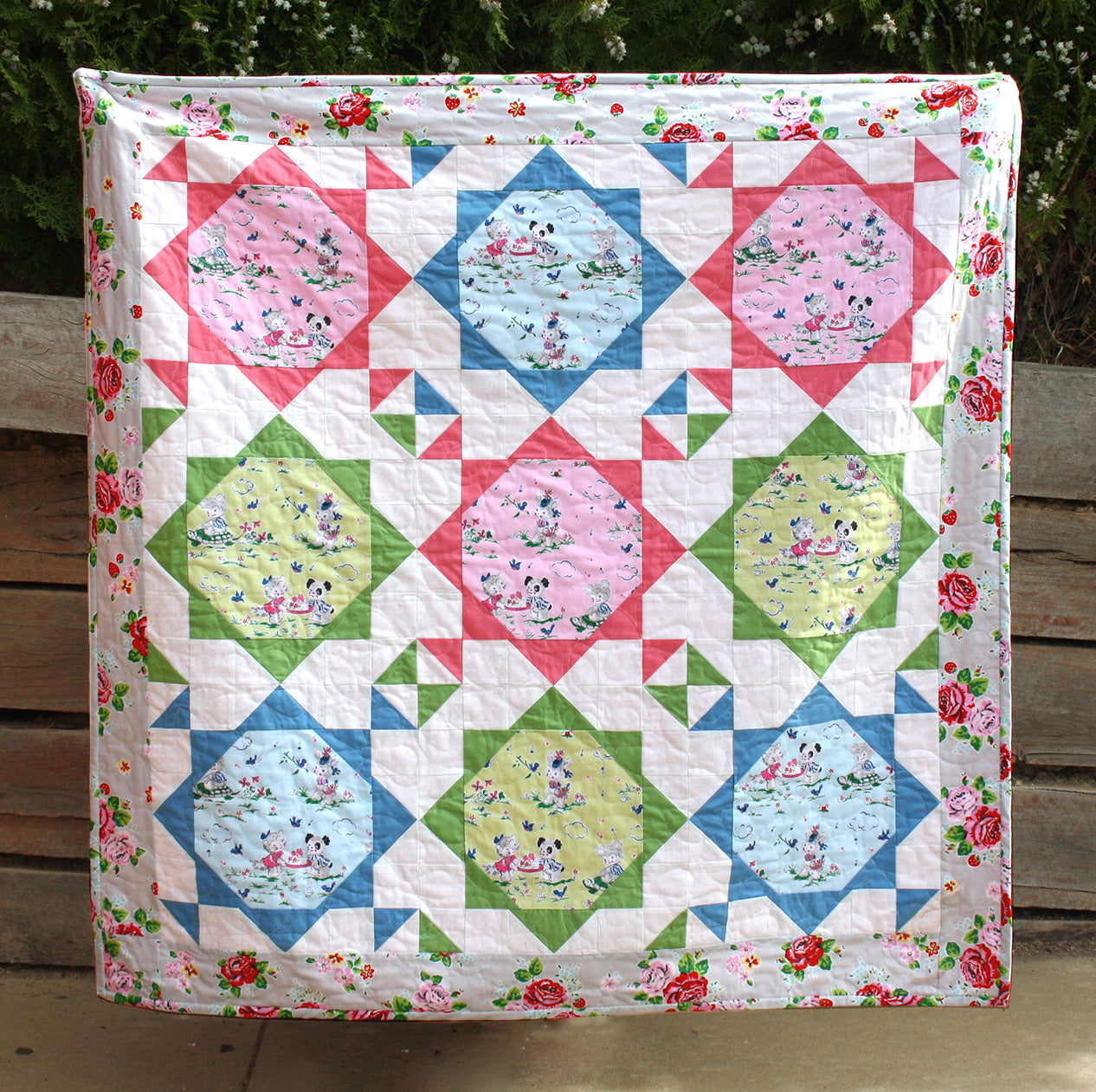 Snuggle Time baby Quilt PDF by Lilabelle Lane Creations