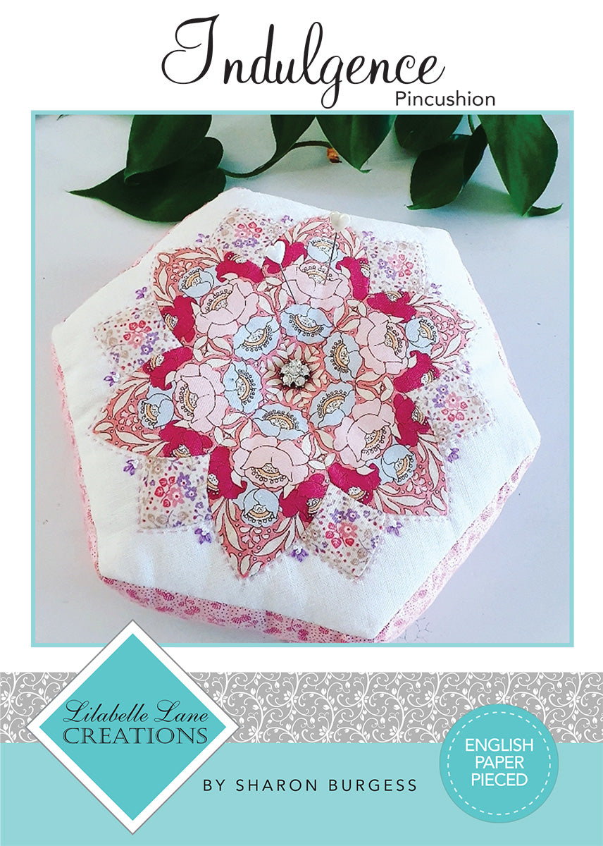 Indulgence Pincushion (with Templates and papers) by Lilabelle Lane Creations