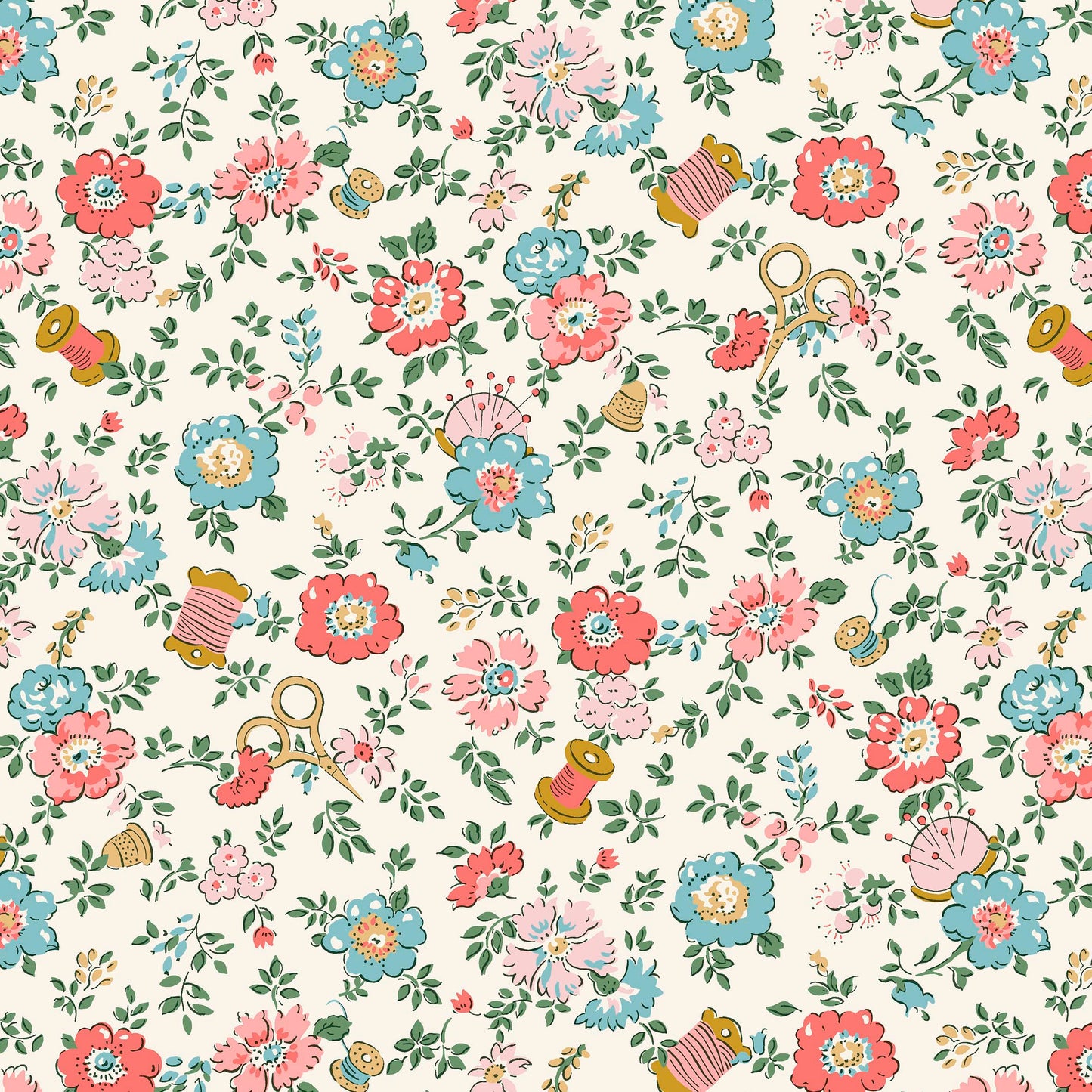 Haberdashery Floral B - Tudor Celebration by Liberty
