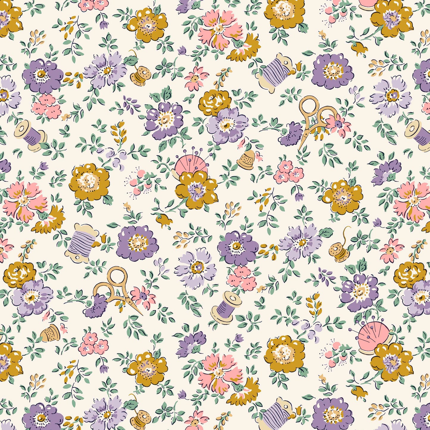 Haberdashery Floral C - Tudor Celebration by Liberty