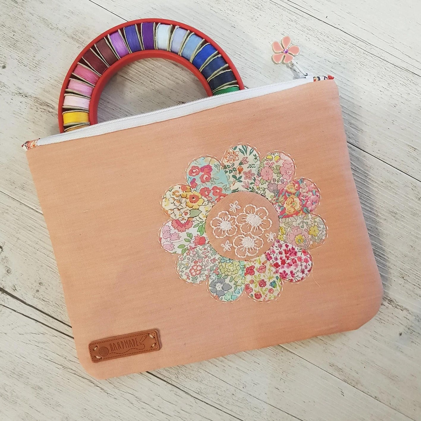 Pretty Little Things Zipper Pouch Creative Card by Lilabelle Lane Creations - Liberty - EPP and Embroidery (Scan N Cut Friendly)
