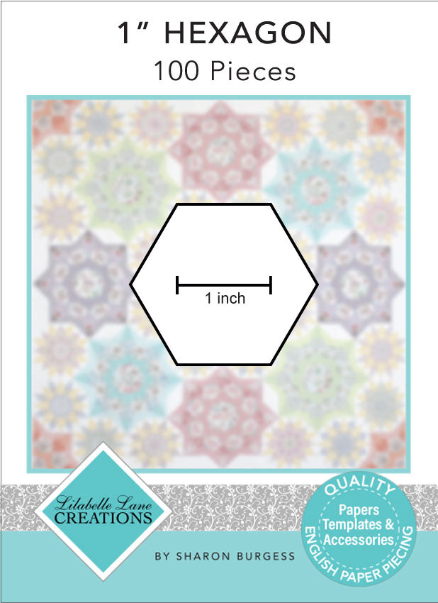 1" Hexagon Papers - Pack of 100
