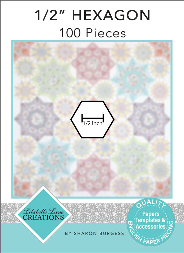 1/2" Hexagon Papers - Pack of 100