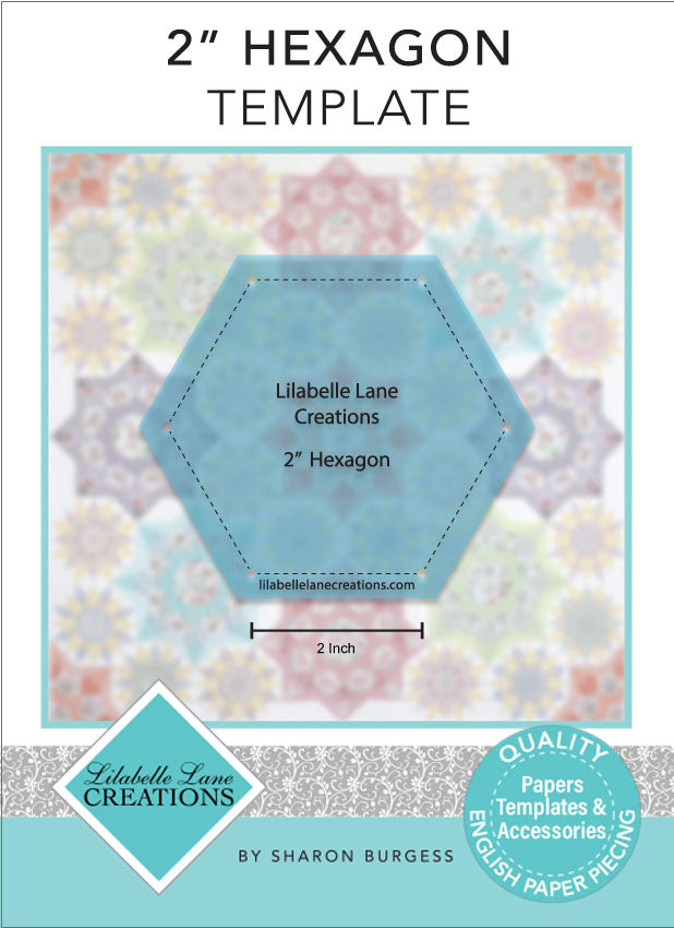 2" Hexagon Template