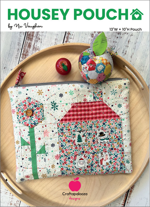 Housey Pouch Pattern by Nic Vaughn - Craftapalooza