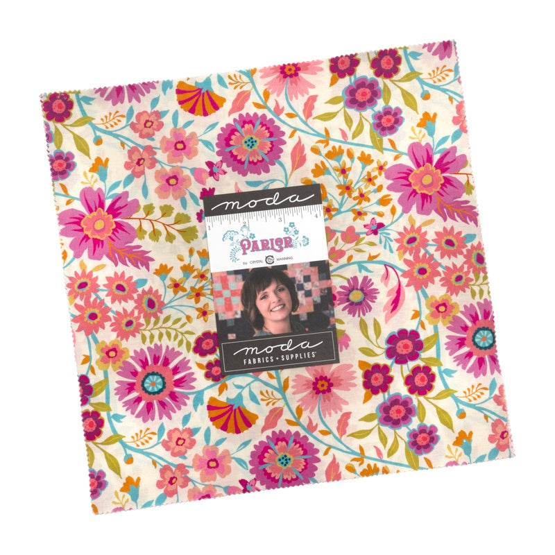 **EARLY RELEASE** Parlor LAYER CAKE by Crystal Manning - MODA **PRE ORDER**