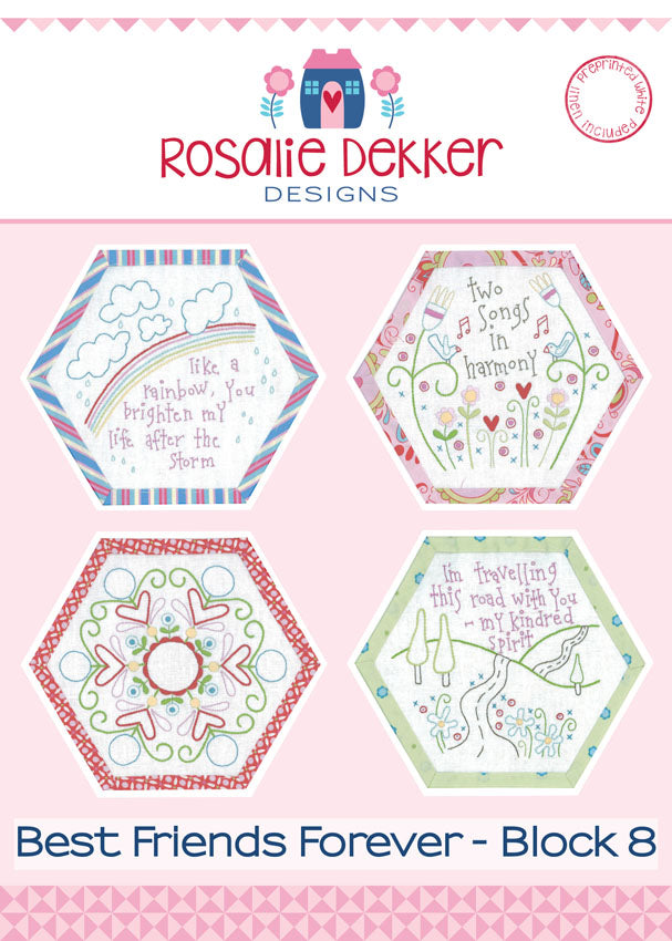 Best Friends Forever BOM *Complete Set* and Monthly Instalments Available by Rosalie Dekker