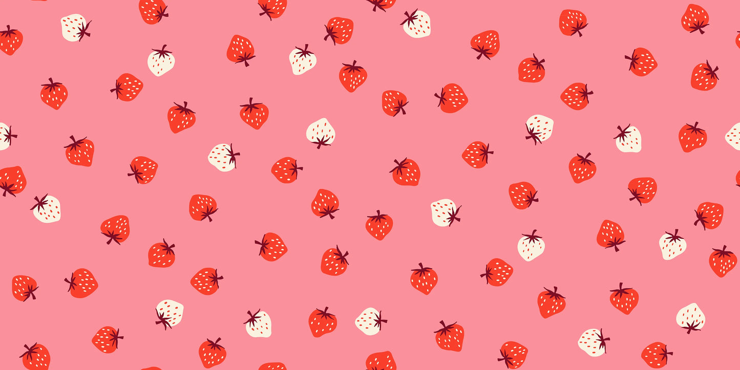 Strawberry Toss in Sorbet by Kimberly Kight of Ruby Star Society