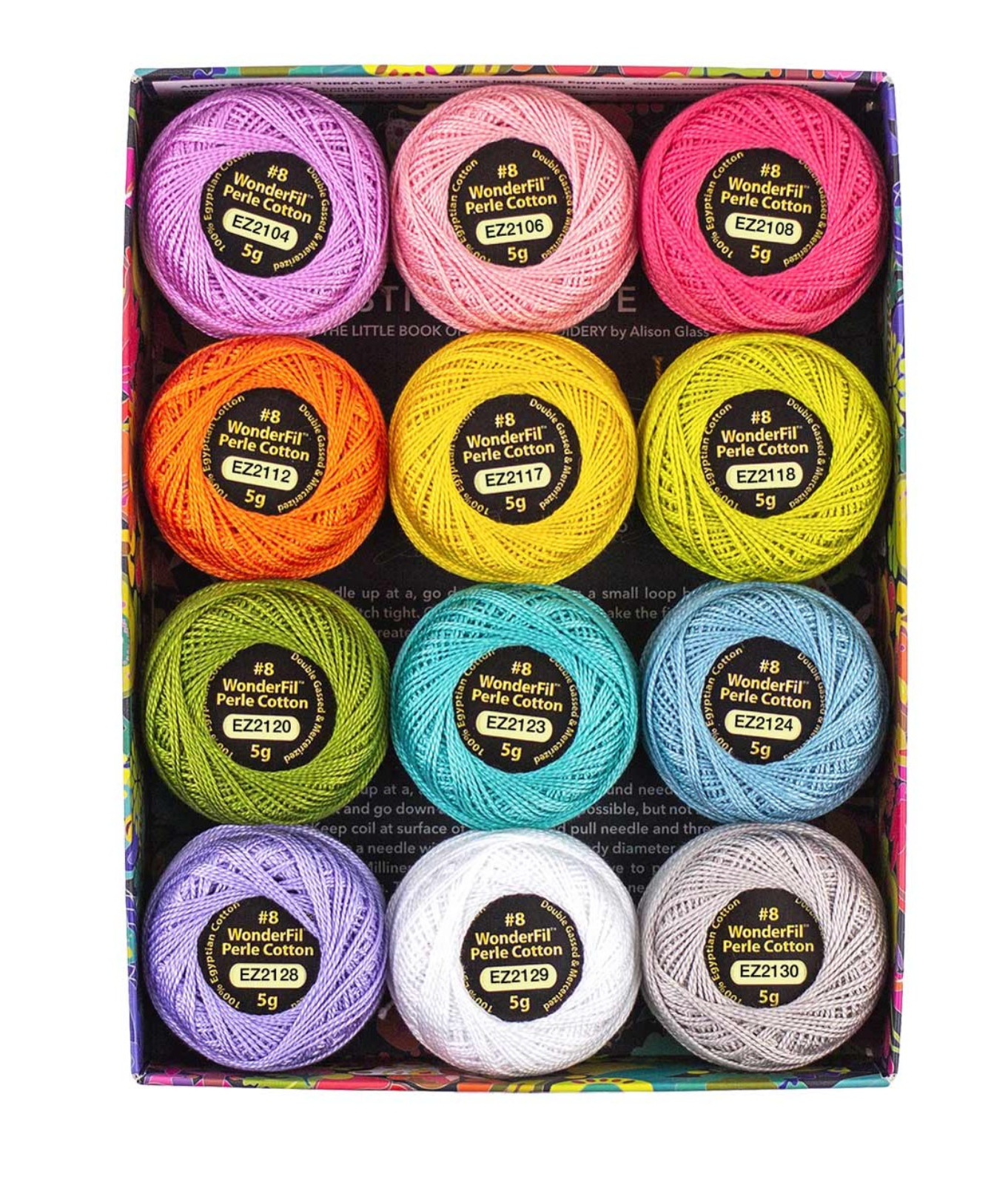 Alison Glass Eleganza Perle 8 Thread - Sun