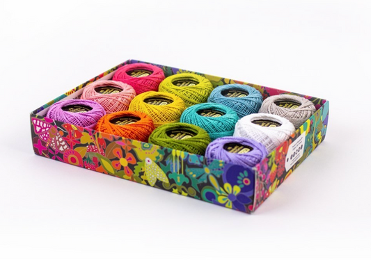 Alison Glass Eleganza Perle 8 Thread - Sun