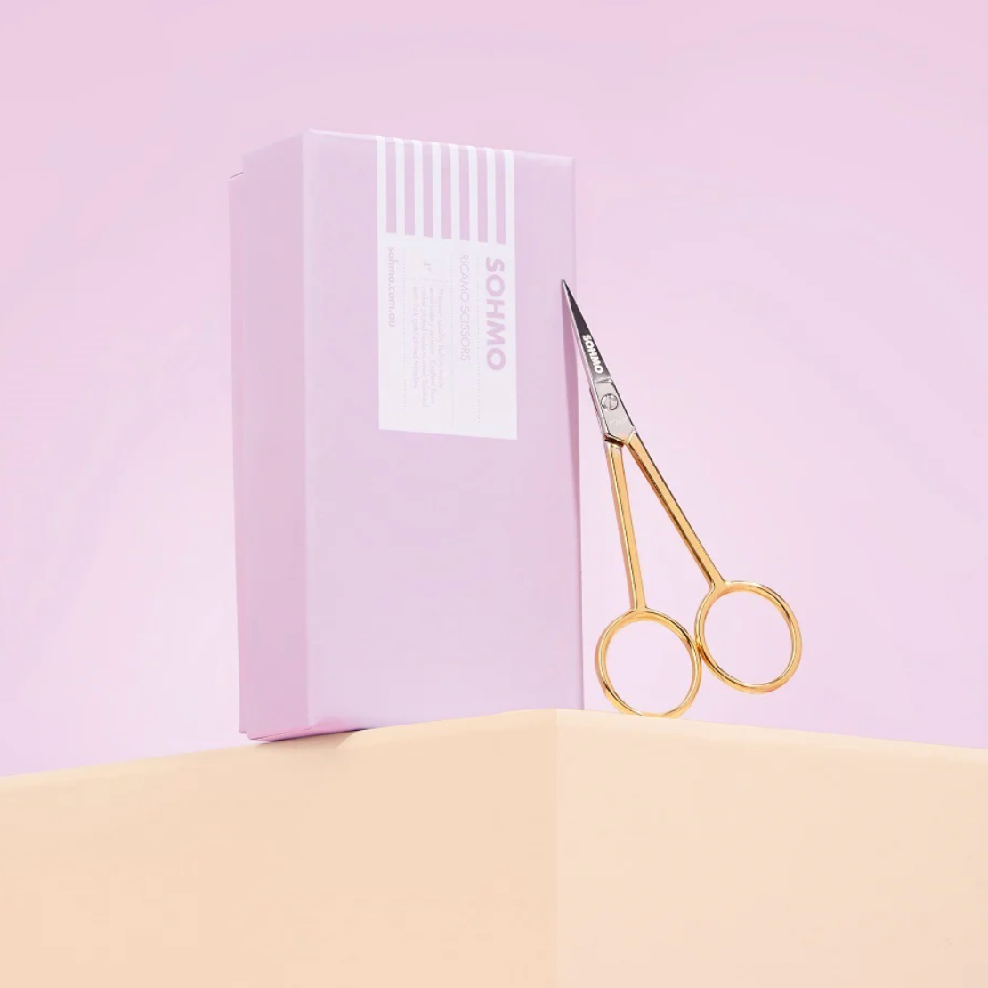 SOHMO - Ricamo Scissors 4" - Gold