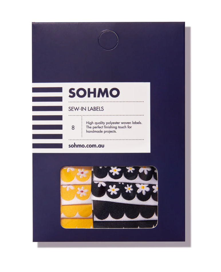 SOHMO - Sew In Labels - Daisy Scallop