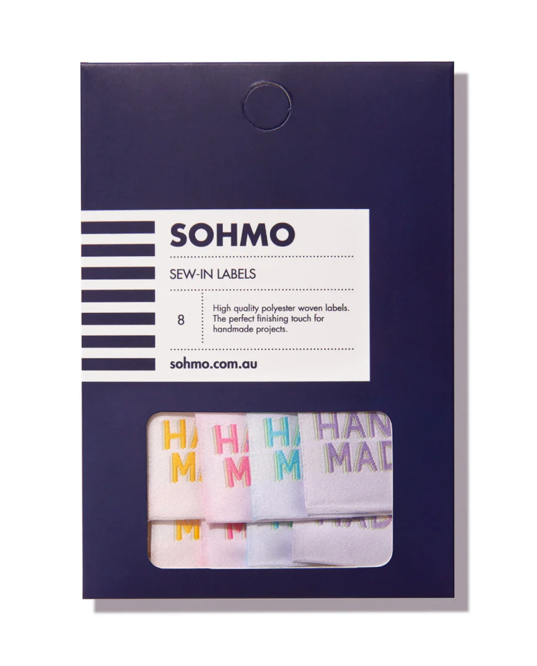 SOHMO - Sew In Labels - Handmade - Drop Shadow
