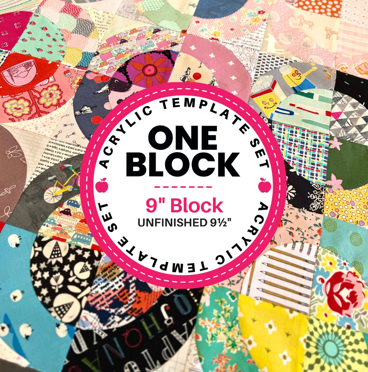 Take The Wheel - One Block Acrylic Template Set by Nic Vaughn - Craftapalooza