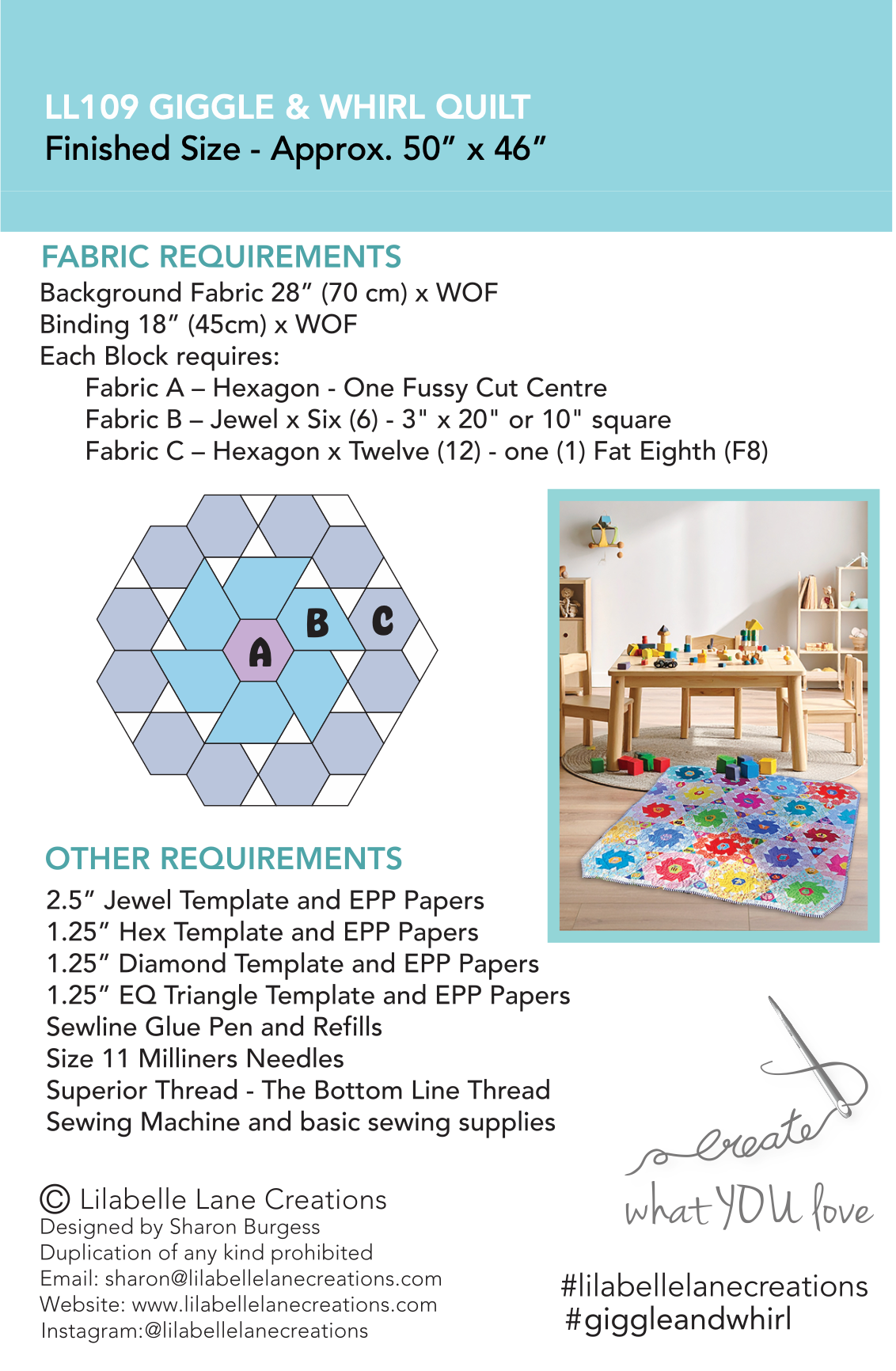 Giggle & Whirl - I Spy Quilt by Lilabelle Lane Creations