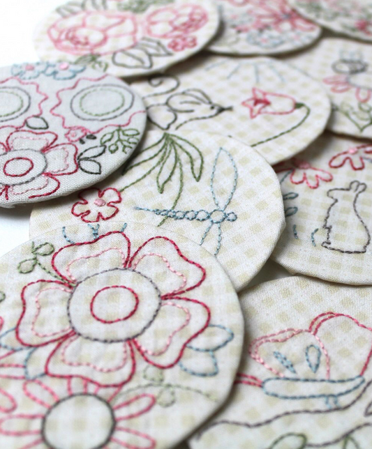 The Molly And May Stitchery Panel by Helen Stubbings