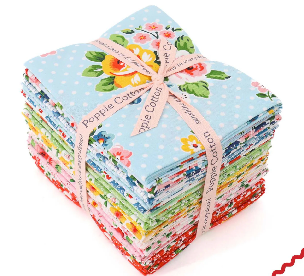 Flower Market 22pc Fat Quarter Bundle by Elea Lutz for Poppy Cotton