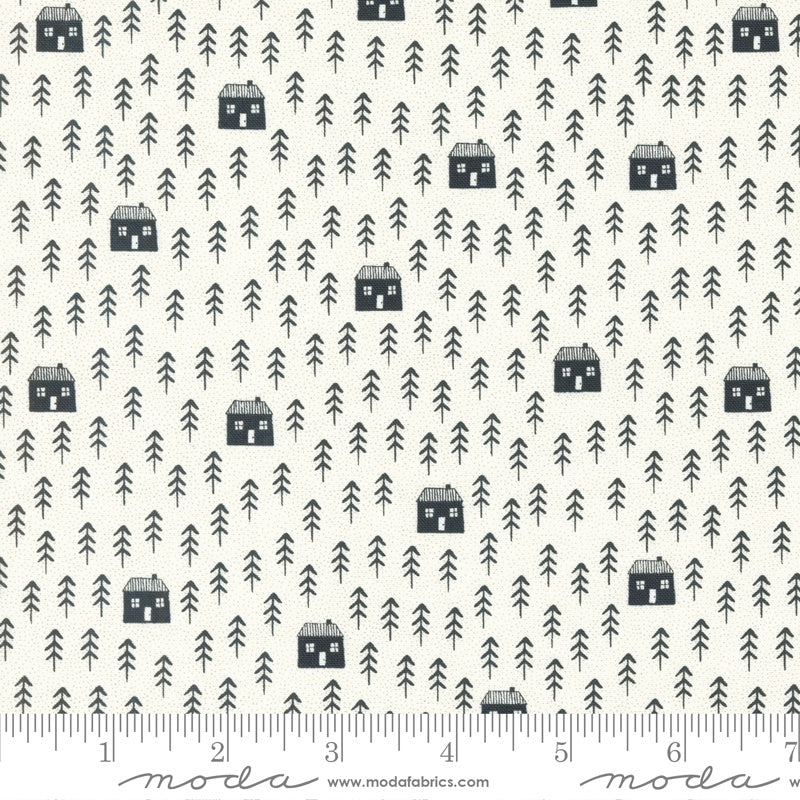 Multi Woods in Charcoal - Blizzard by Moda Fabrics