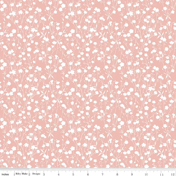 Tonal Coral - Love Me More by Riley Blake Fabrics