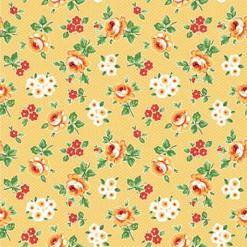 Hand Picked- Flower Market by Elea Lutz for Poppy Cotton