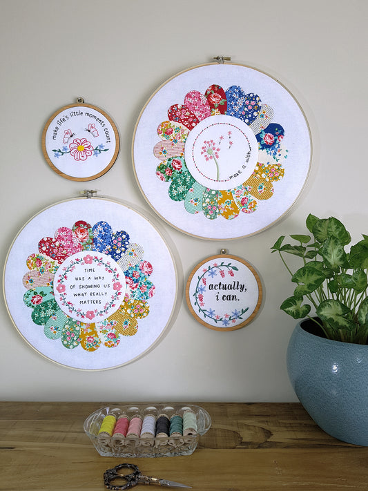 Remember The Little Things Embroidery - Downloadable PDF