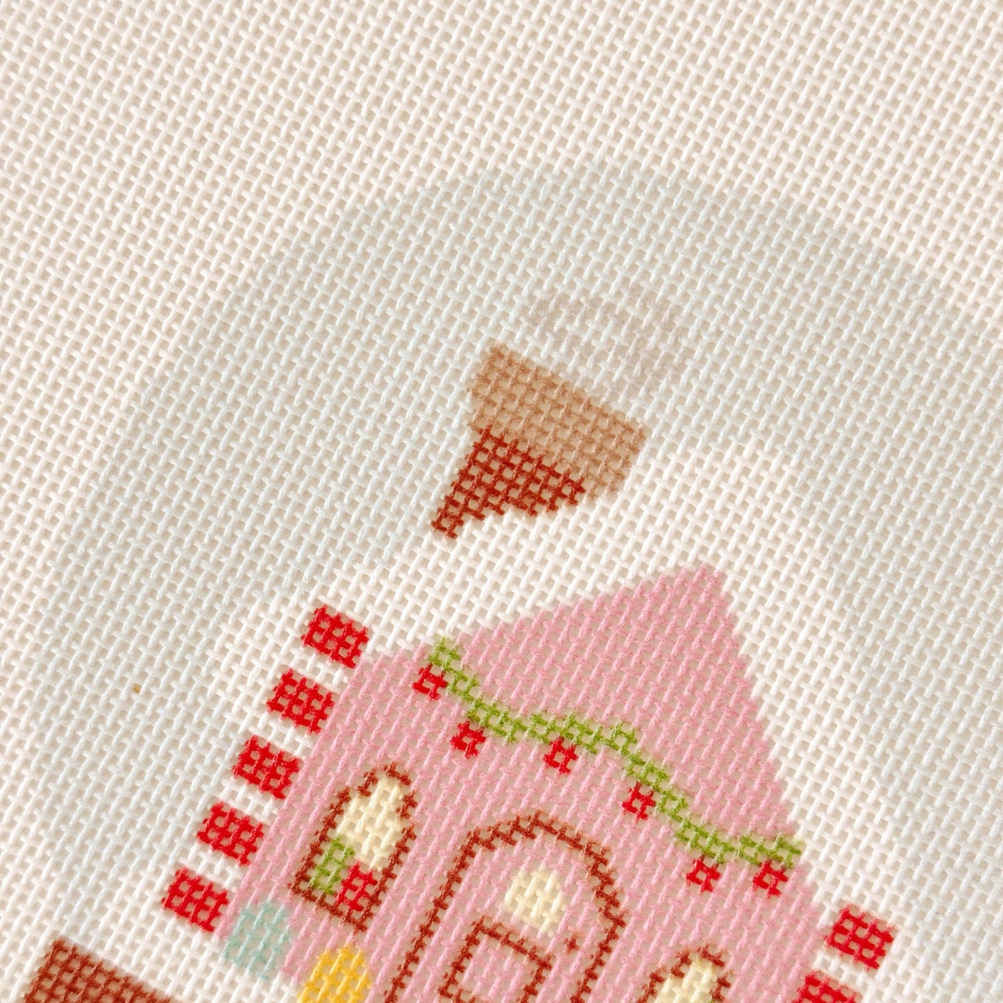 Christmas Snow Globe Needlepoint Canvas