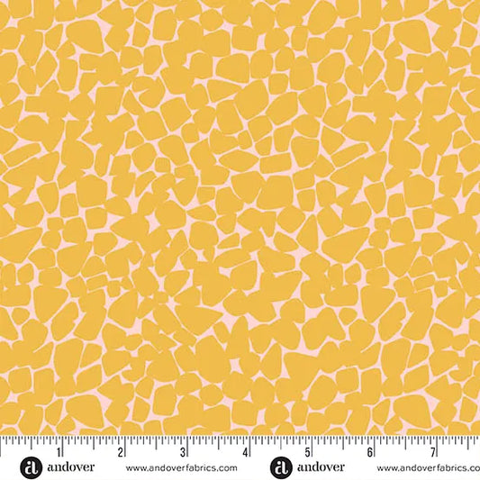 Plymouth in Saffron - Memories Unfold by Andover Fabrics