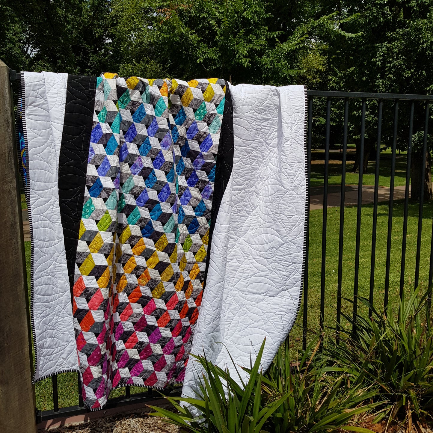 Refraction Quilt - Ready Made - Lilabelle Lane Creations