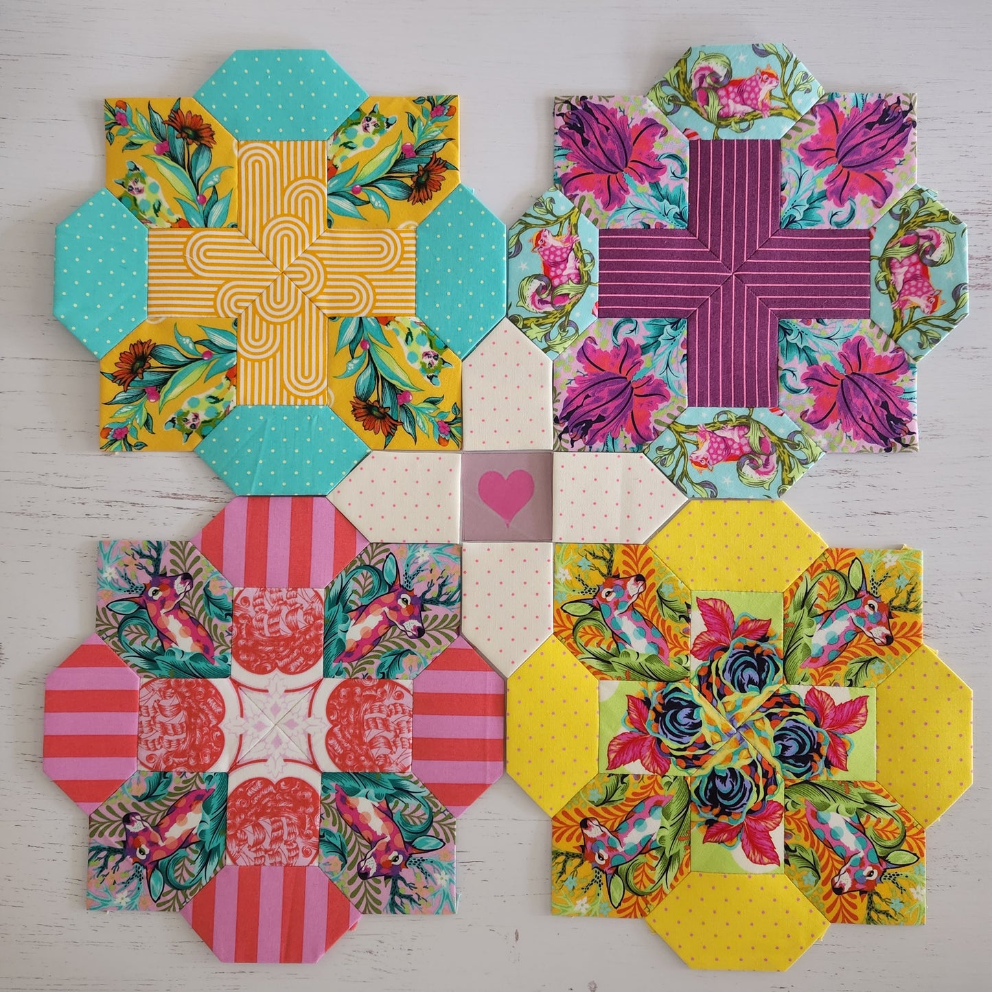 Penelope Quilt by Lilabelle Lane Creations -English Paper Piecing PDF Pattern with SVG Download for Brother Scan N Cut or Cricut Machines